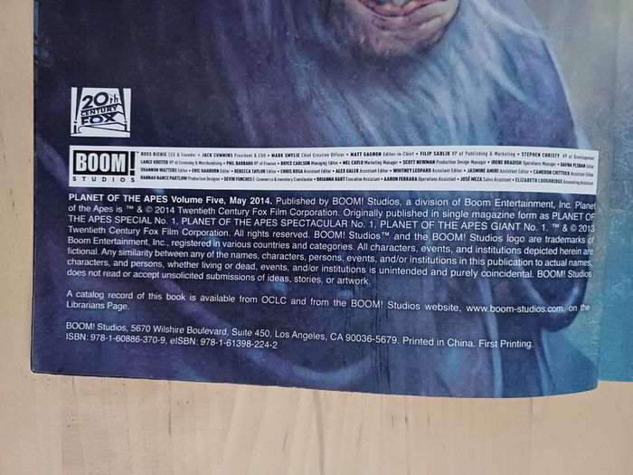 Planet of the Apes Vol. 5 - The Utopians Graphic Novel Boom! Studios Comics
