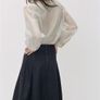 Zara ZW Collection 100% Silk shirt with bow Image 3