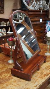 Victorian Mahogany Dressing Mirror