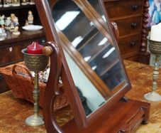 Victorian Mahogany Dressing Mirror