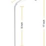 Desk Lamp, USB Portable Eye-Care LED Desk lamp, 3 Level Dimmer Suitable for Reading/Relaxation/Bedtime,Night Light,Flexible Neck,Touch-Sensitive Control Panel Image 5