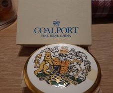Coalport Queen Elizabeth ll 1977 bone china trinket box