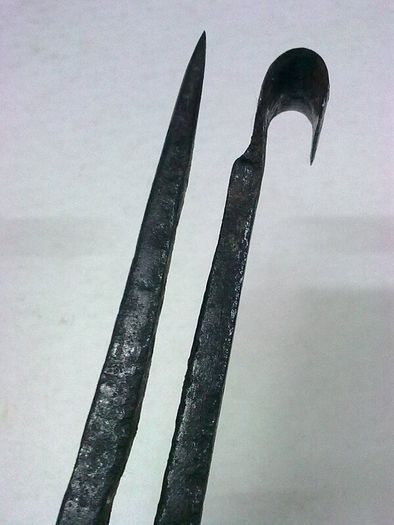 Old wooden handled timber scribe.