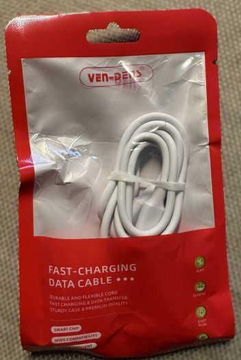 Ven-Dens USB-C to USB-C 1m Fast Charging Data Cable