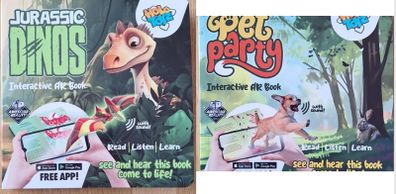 Holo Totz Dinos and Pet Interactive AR Books
