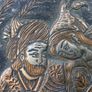 Antique Brass and Copper Charger Image 4