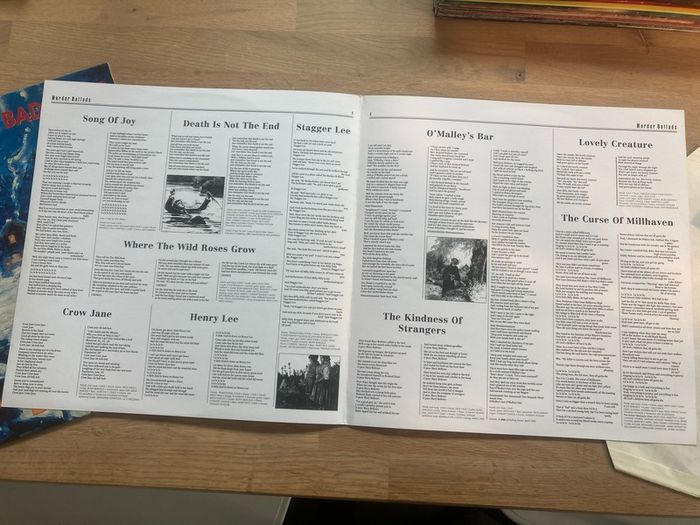 Nick Cave Murder Ballads 1996 pressing