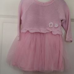 Girls Pink Dress 3-6mths