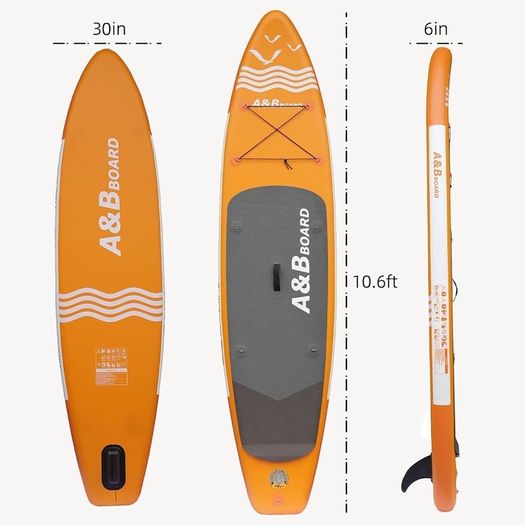 MASSIVE SALE Inflatable Stand Up Paddle Board, 10ft/11ft Paddle Boards for Adults with Premium SUP Paddleboard Accessories & Backpack, Dual Action Pump, Wide Stance, Non-Slip Deck for Beginners & Experts
