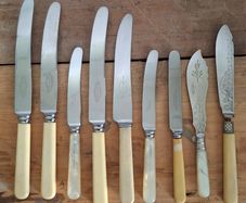 Vintage Faux Bone & Mother of Pearl