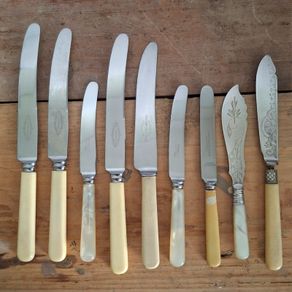 Vintage Faux Bone & Mother of Pearl