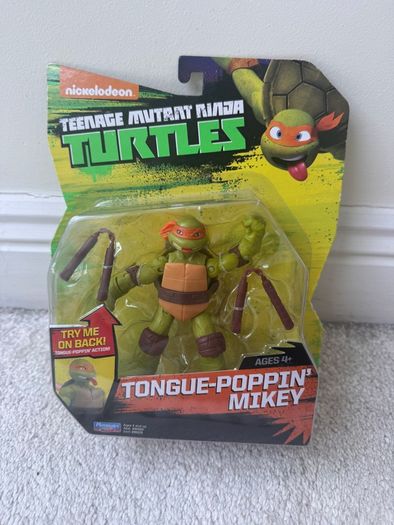 Teenage Mutant Ninja Turtles Tongue Poppin Mikey Action Figure Please see photos