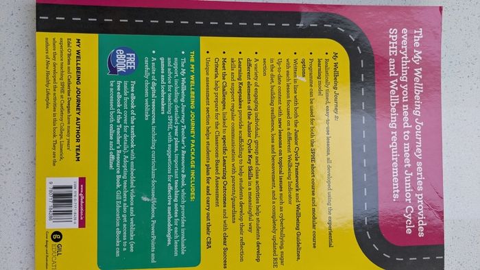 My Wellbeing Journey 2 Junior Cycle SPHE