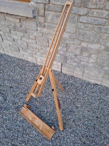 Set of 3 Quality Wooden Art Easels (Studio, Field & Tabletop)