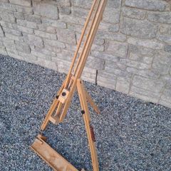 Set of 3 Quality Wooden Art Easels (Studio, Field & Tabletop)