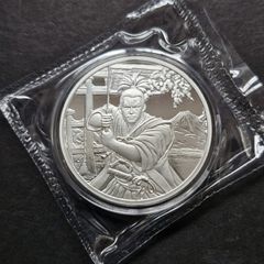 Fiji  2022  Ancient Warriors Samurai 1 oz Silver coin Sealed