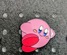 kirby enamel pin