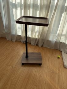 adjustable tv tray end table