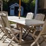 Teak Garden Table & Chairs Image 2
