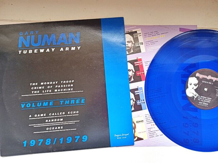 Tubeway Army Color Vinyl 12 inc Ep 1985