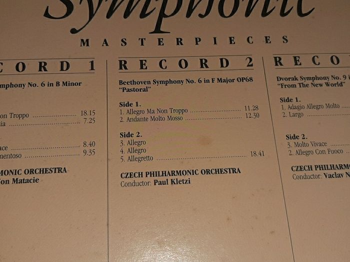 record symphonic masterpieces
