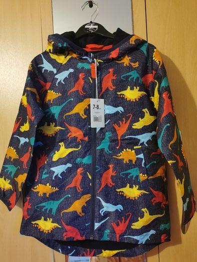 BNWT - Mothercare Dinosaur print jacket 7-8yrs