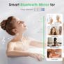 Bluetooth-Bathroom-Mirror-with-LED-Lights 700x500mm, LED-Bathroom-Mirror with Defogging Mat, 3000K-6500K, Dimmable, Memory, HD Tempered Glass, IP44 Waterproof, Image 5