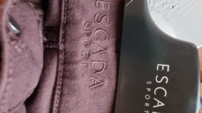 New ESCADA Jeans (Trousers), Brown,  EU 46, UK 16-18