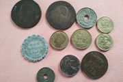 11 French Coins (25221)