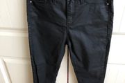 Coated Black Jeans River Island SIZE 8