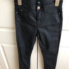 Coated Black Jeans River Island SIZE 8
