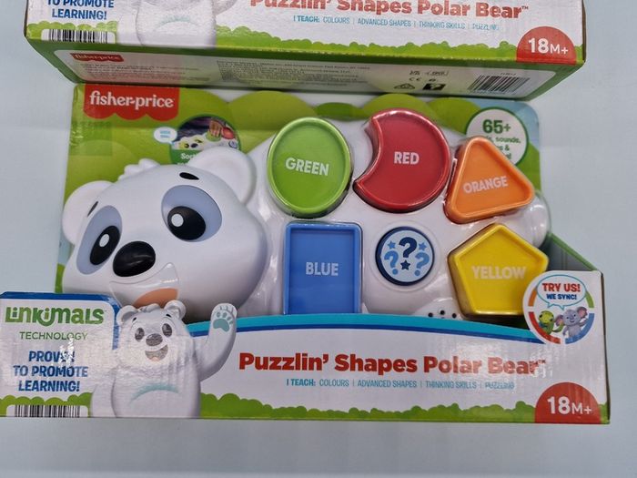Interactive Learning Fun: Fisher-Price Linkimals Puzzlin' Shapes Polar Bear - Engage and Educate