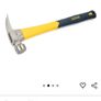 ESTWING Sure Strike Hammer - 23 oz Rip Claw Hammer with Milled Face & Fiberglass Handle - MRF23LM Image 3