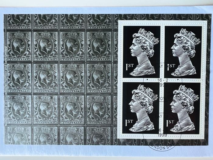 1999 Great Britain 1st class self adhesive stamps FDC