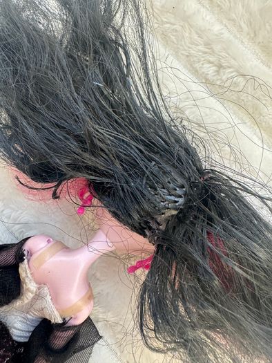Monster High Doll Draculaura Ghouls Rule Mattel Used Very Dirty Hair Please see photos