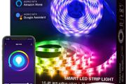 Alexa 16.4Ft (5M) Color Changing 5050 RGB Smart Rope Lights, App and Voice Control,Sync to Music, Work with Alexa Google Home,Suitable for Home, Party, Kitchen DIY Decoration