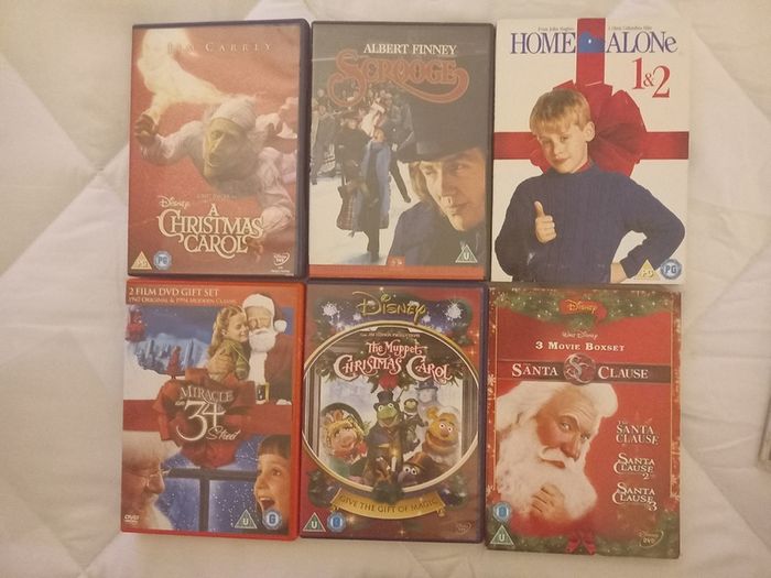 Christmas Dvd Bundle Collection Home Alone The Santa Clause Miracle On 34th Street Scrooge Muppets Etc