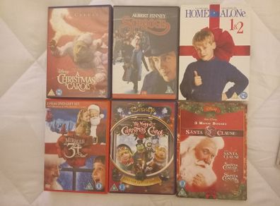 Christmas Dvd Bundle Collection Home Alone The Santa Clause Miracle On 34th Street Scrooge Muppets Etc