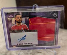 Topps Deco 2025 Cody Gakpo Auto /50 Match Worn Patch Liverpool