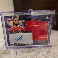 Topps Deco 2025 Cody Gakpo Auto /50 Match Worn Patch Liverpool