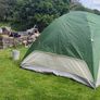 Green & Cream Dome Camping Tent Image 2