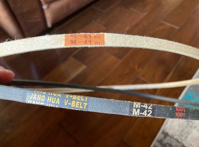 Industrial sewing machine belts