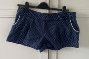 Navy dotted shorts
