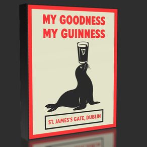 Guinness Retro Seal Lightbox