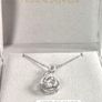 Sterling silver ladies necklace and pendant Image 2