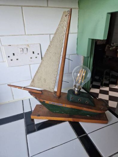 Asgard 1 Irish Mid Century period Vintage lamp model of  Asgard 1 wooden lamp