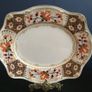 Fabulous Vintage (Possibly Antique) Imari Patterned Small 11 Inch Serving Platter by Johnson Bros in the Pareek Style and the Rutland Pattern, circa 1913-1928 Image 2