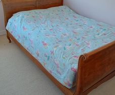 Mahogany King Size Sleigh Bed
