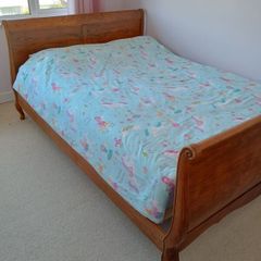 Mahogany King Size Sleigh Bed