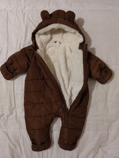 H&m All In One Warm Fleece lined Waterproof Pramsuit SnowSuit